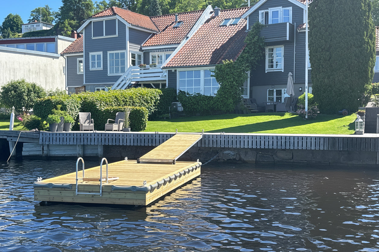 Flytebrygge - lettpontong